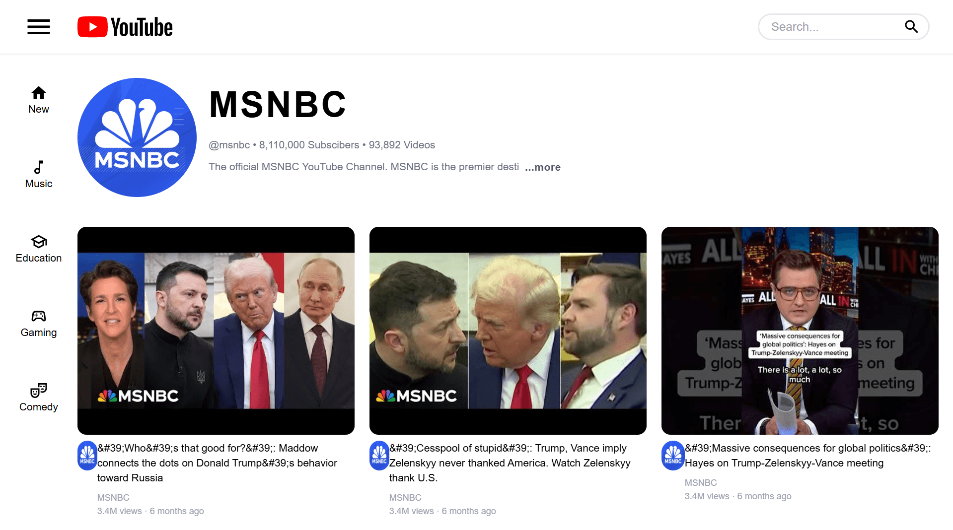 youtube-demo/channels